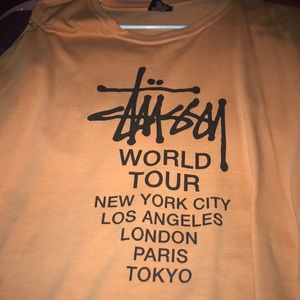 Stussy World tour tee